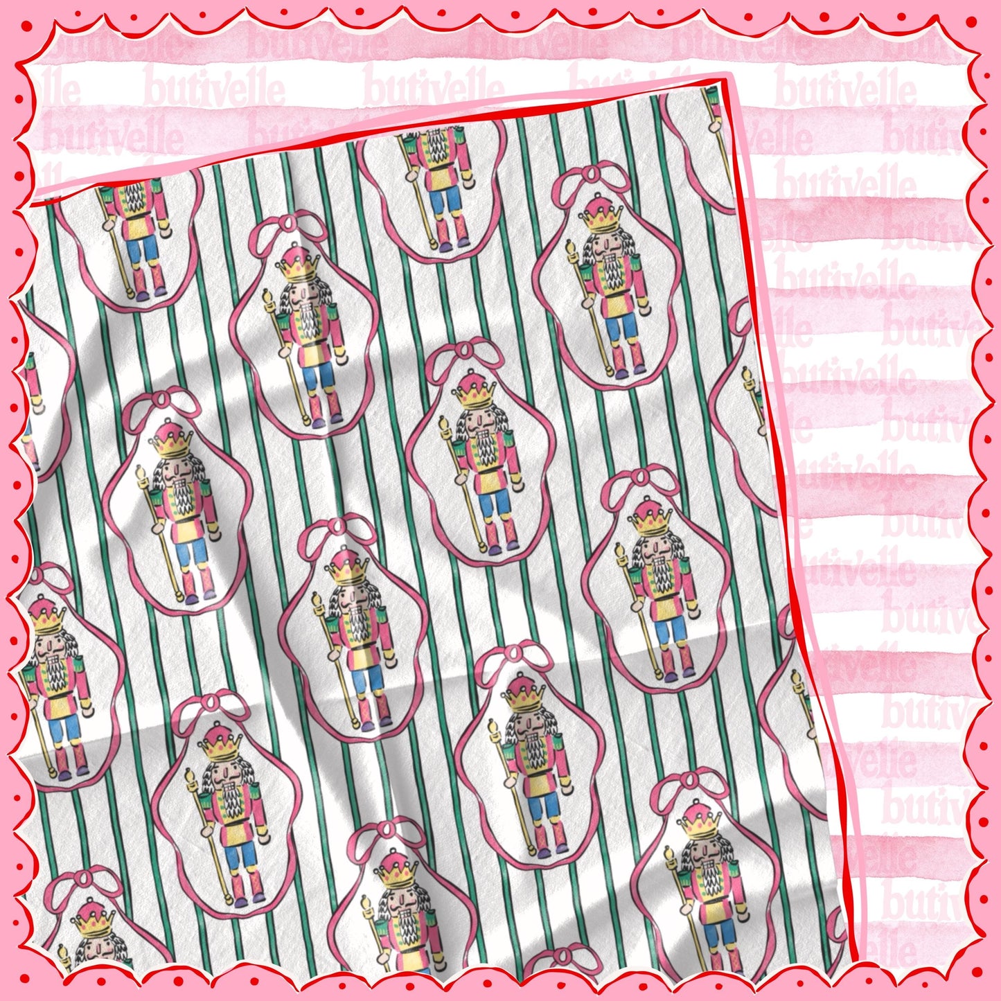 Nutcracker Christmas Seamless Pattern, T0871