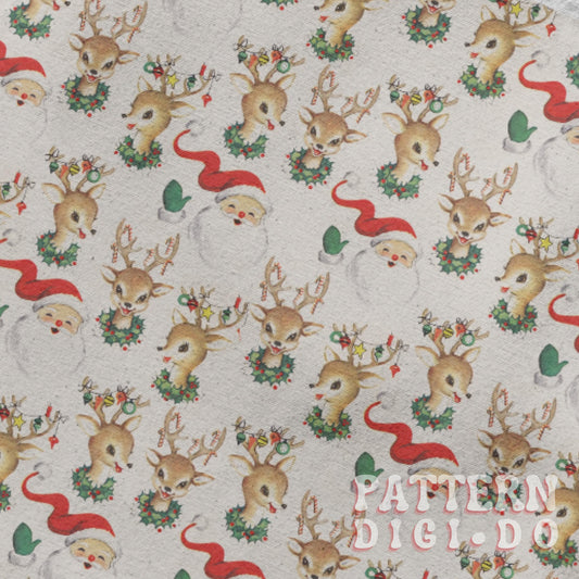 Vintage Christmas Seamless Pattern, T0483