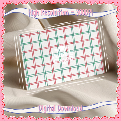Christmas Plaid Seamless Pattern, T0853